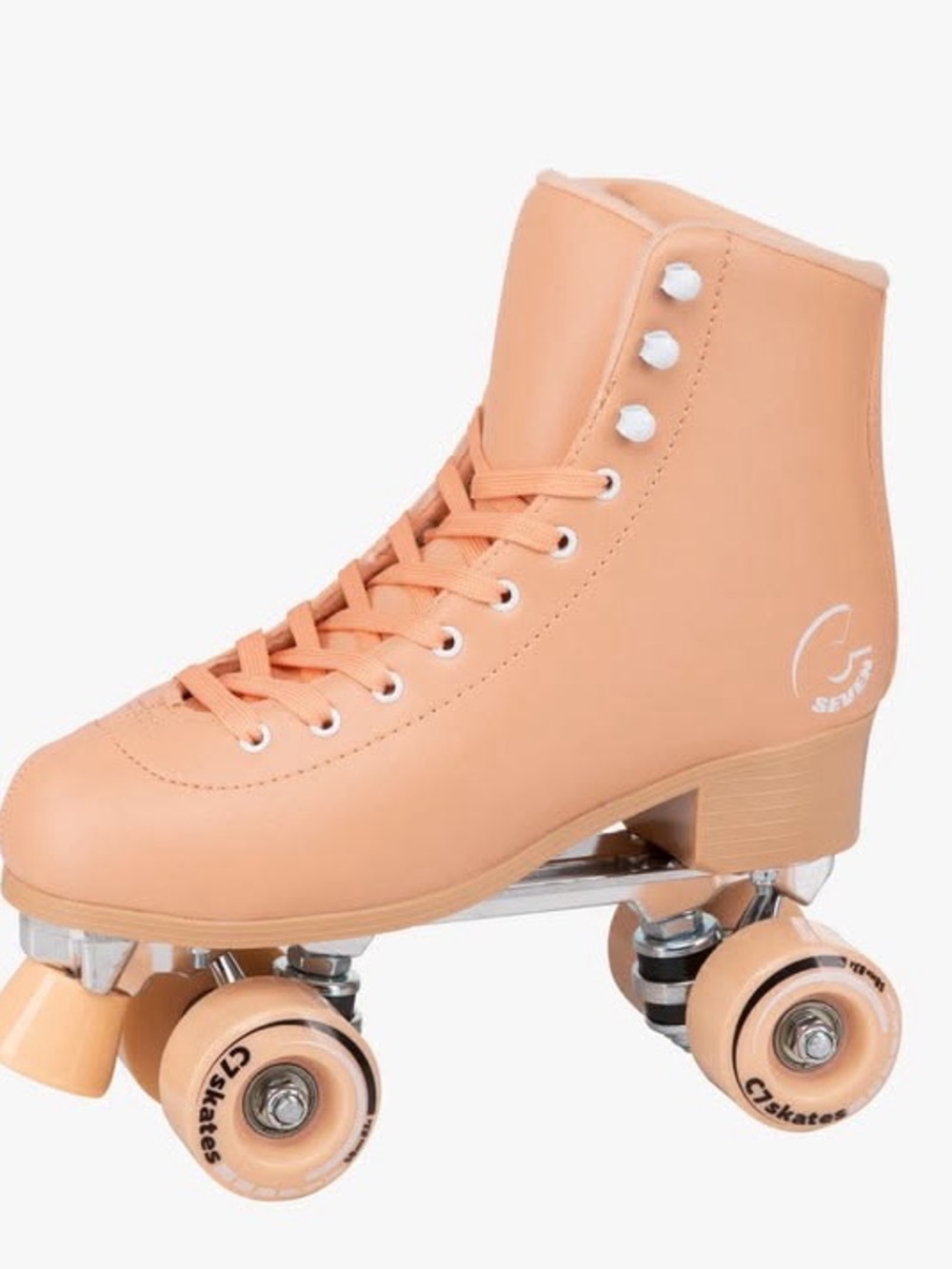 C7Skates Premium Peachy Keen Quad Skates Sz 8